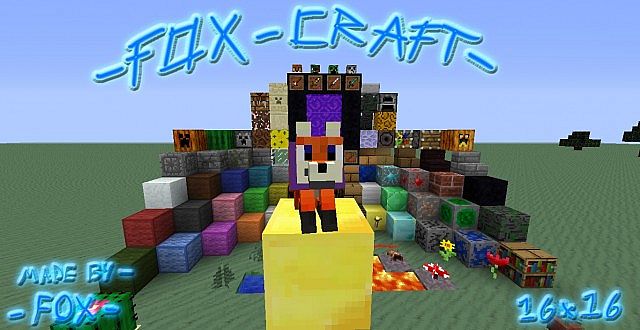 [1.7.10/1.6.4] [16x] Fox Craft Текстур Пак Скачать