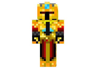 Golden Knight Скин для Minecraft